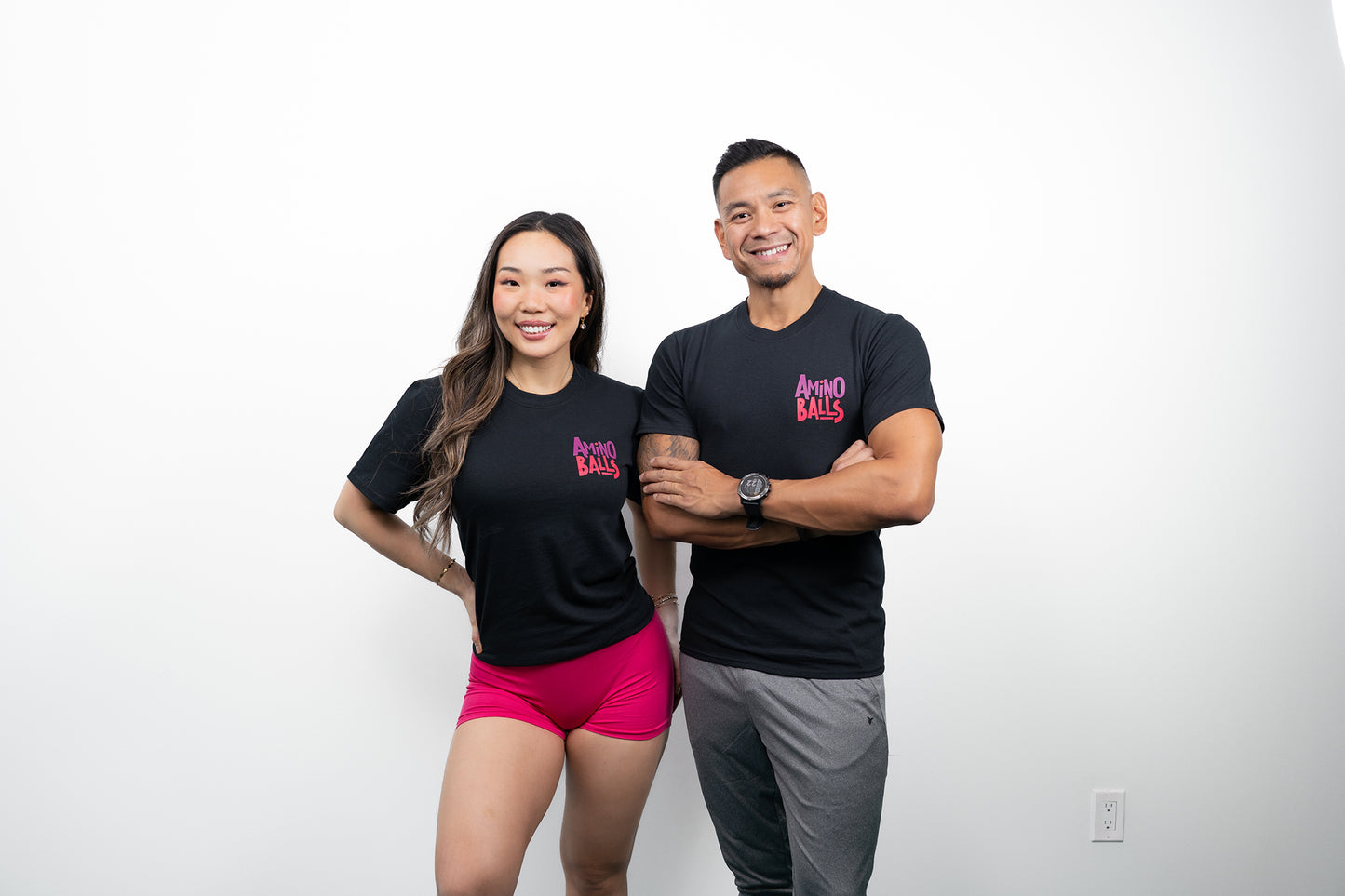 T- Shirts - unisex - press on logo on the front / Slogan (Best Balls Around) on the back of the shirt