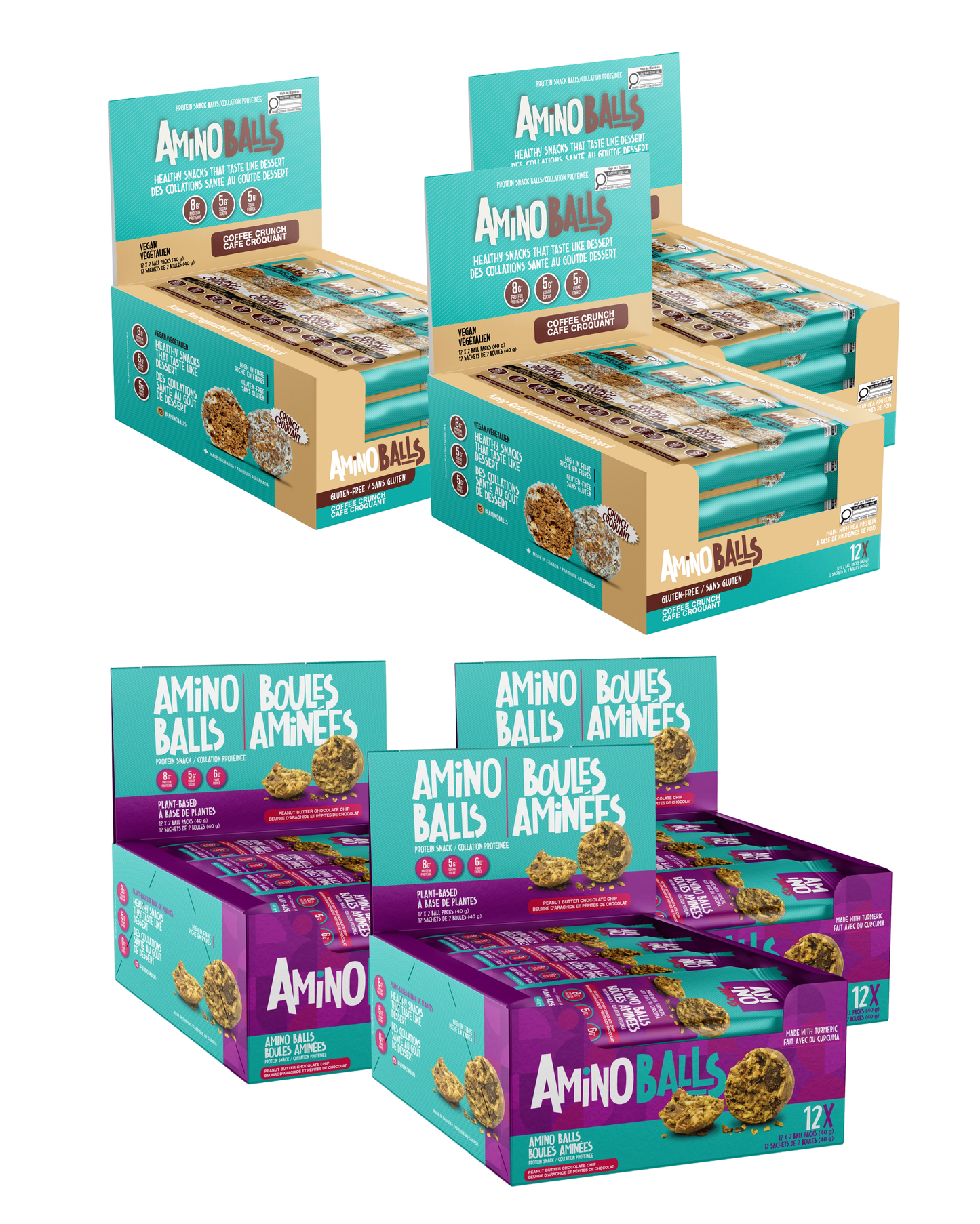 Coffee Crunch and Peanut Butter Chocolate Chip Bundle